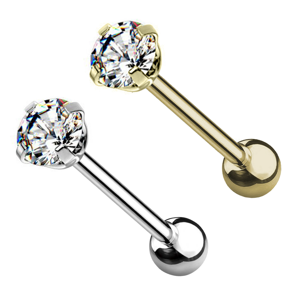 Barbell-Piercing-Ohr-Zirkonia-Solitaer-Push-In-2