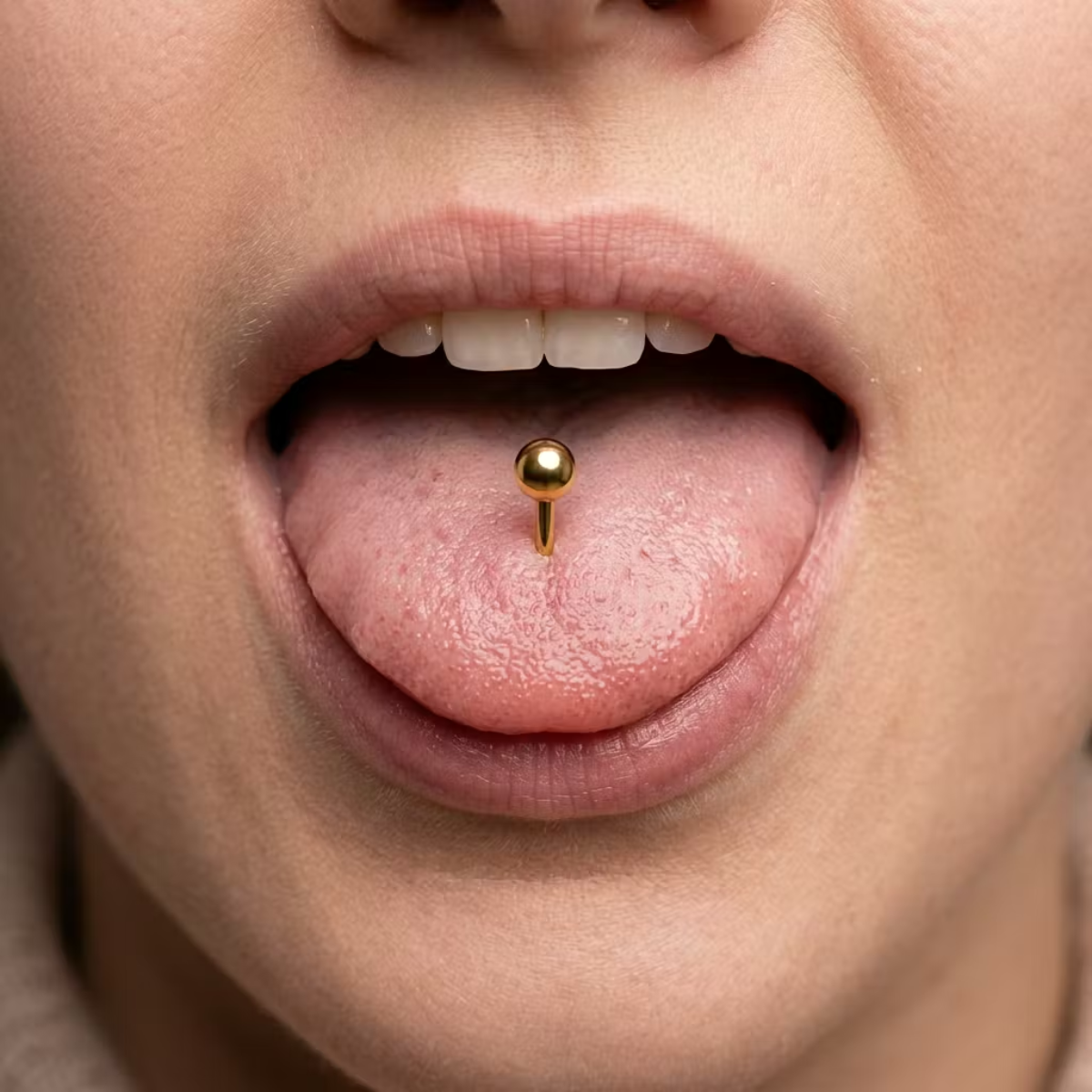 Barbell-piercing-Ohr-zunge-Nase-Nippel-Classic-gold-4