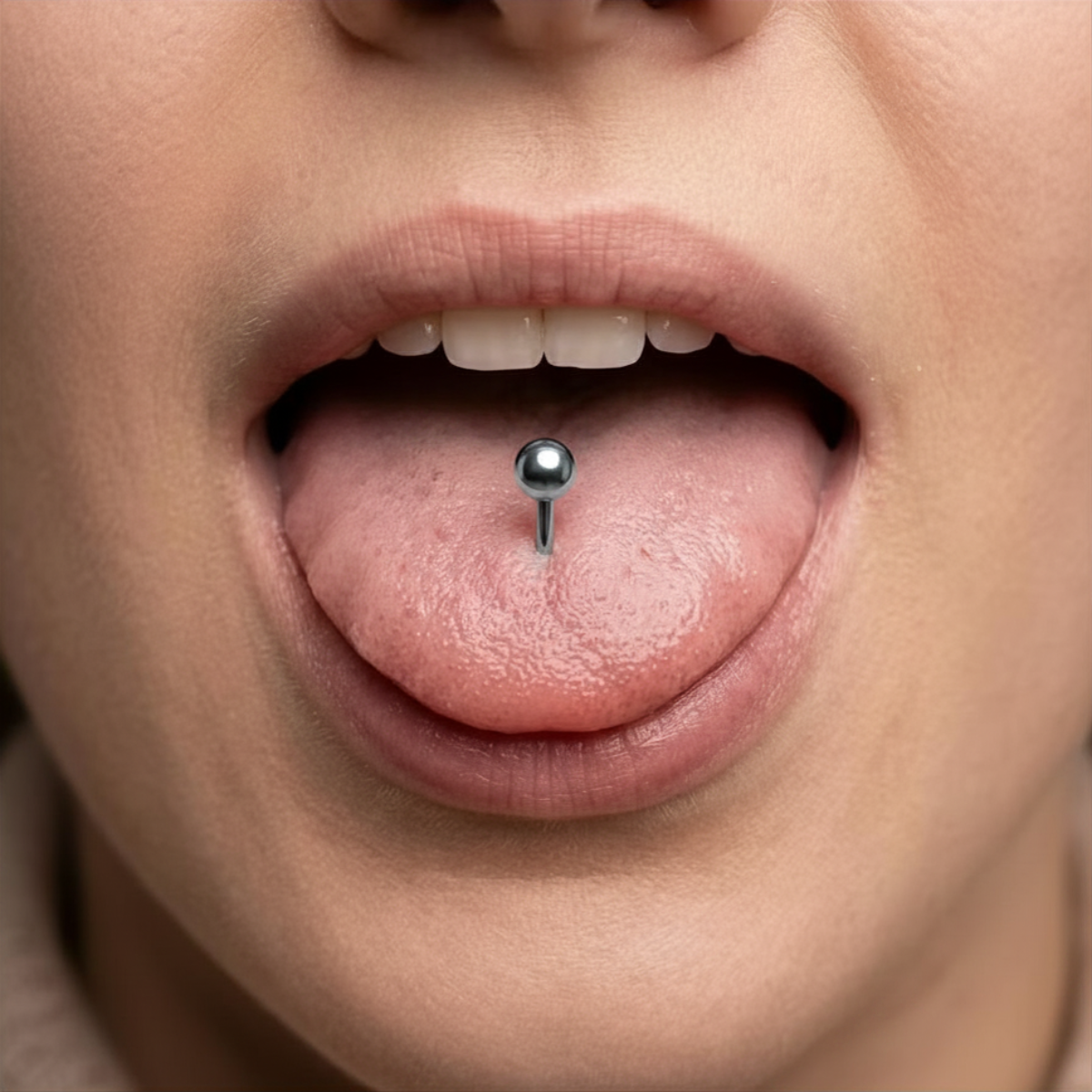 Barbell-piercing-Ohr-zunge-Nase-Nippel-Classic-silber-2