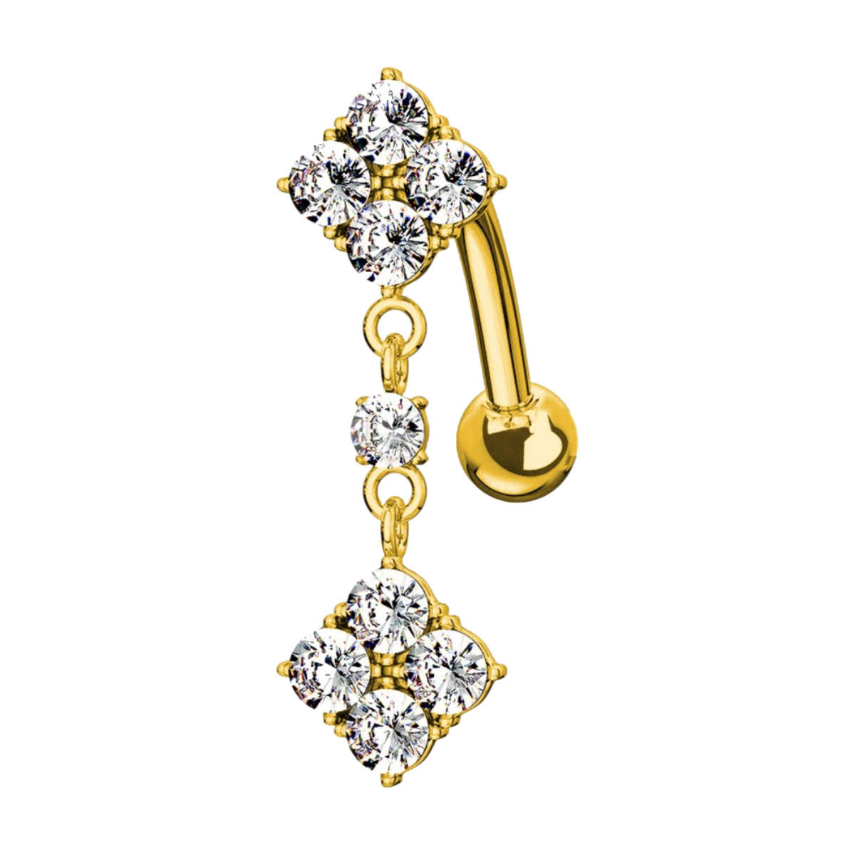 Bauchnabelpiercing-Banane-Diamond-Dream-2