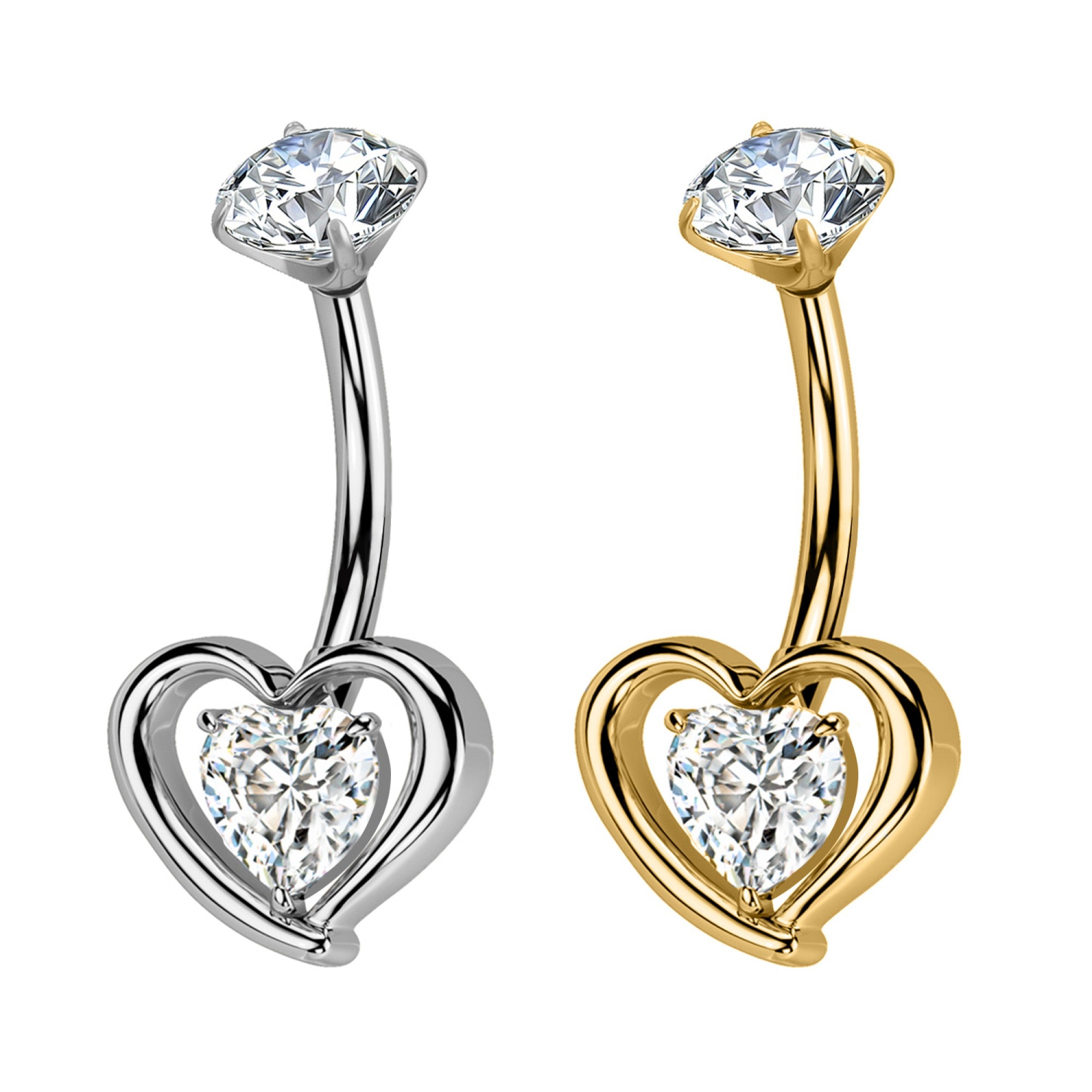 Bauchnabelpiercing-Banane-Herz-2