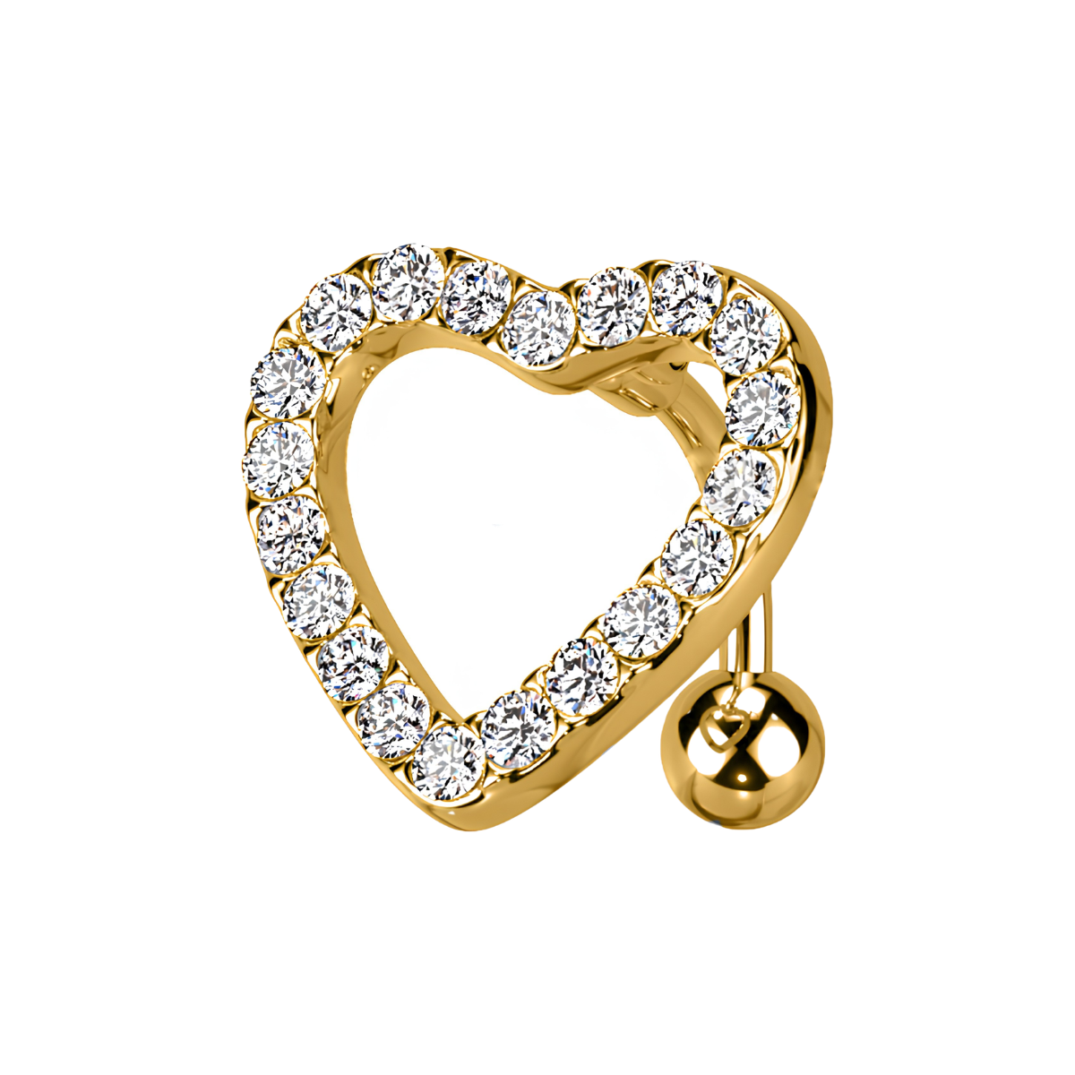 Bauchnabelpiercing-Banane-Kristallherz-2