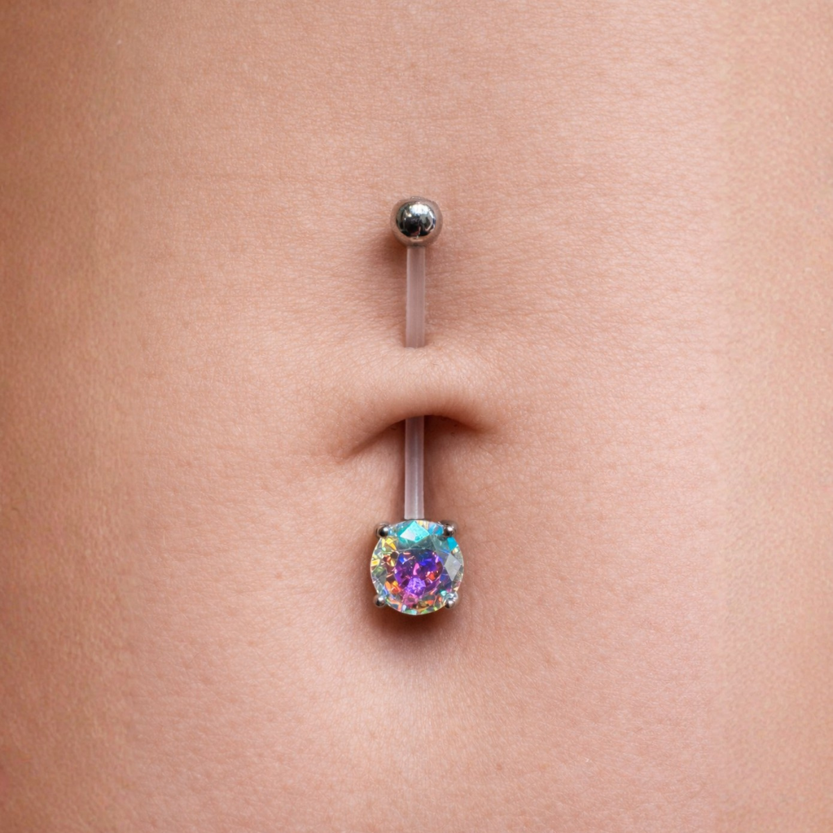 Bauchnabelpiercing-Banane-Telfon-Acryl-flexible-crystal-flex-2