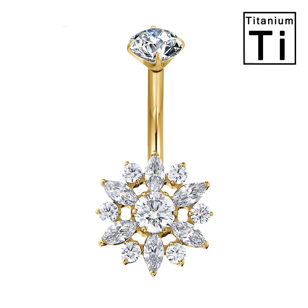Bauchnabelpiercing-Banane-Titan-Blume-1