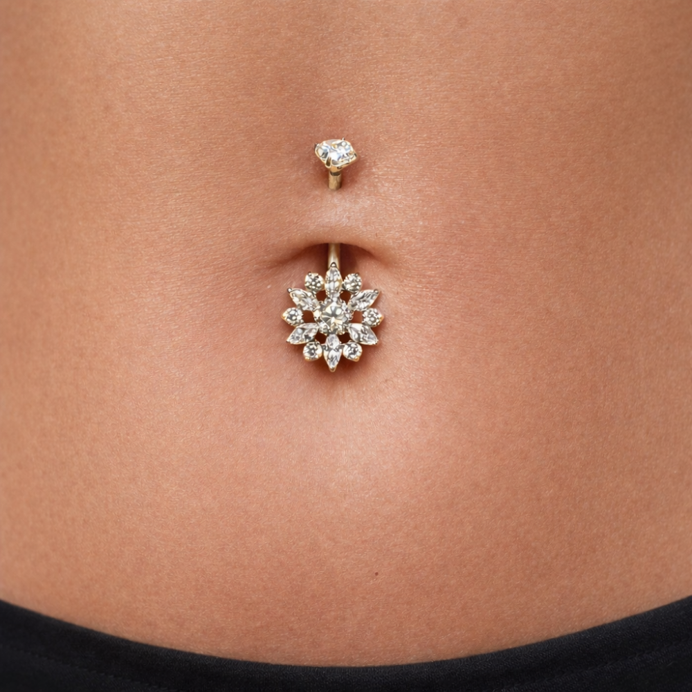 Bauchnabelpiercing-Banane-Titan-Blume-2.2