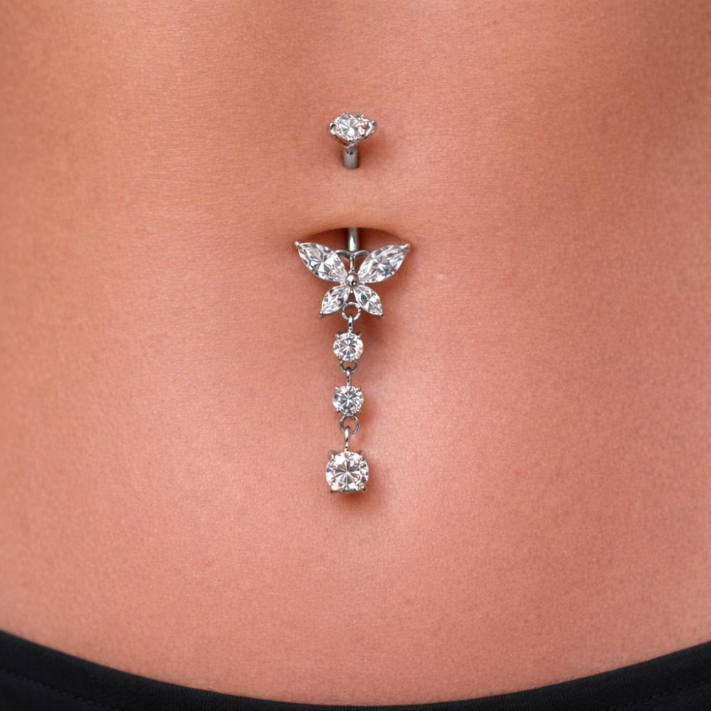 Bauchnabelpiercing-Banane-Titan-Schmetterling-2.2