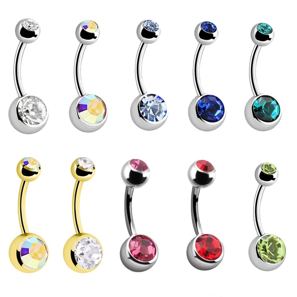 Bauchnabelpiercing-Banane-Zirkonia-2.2