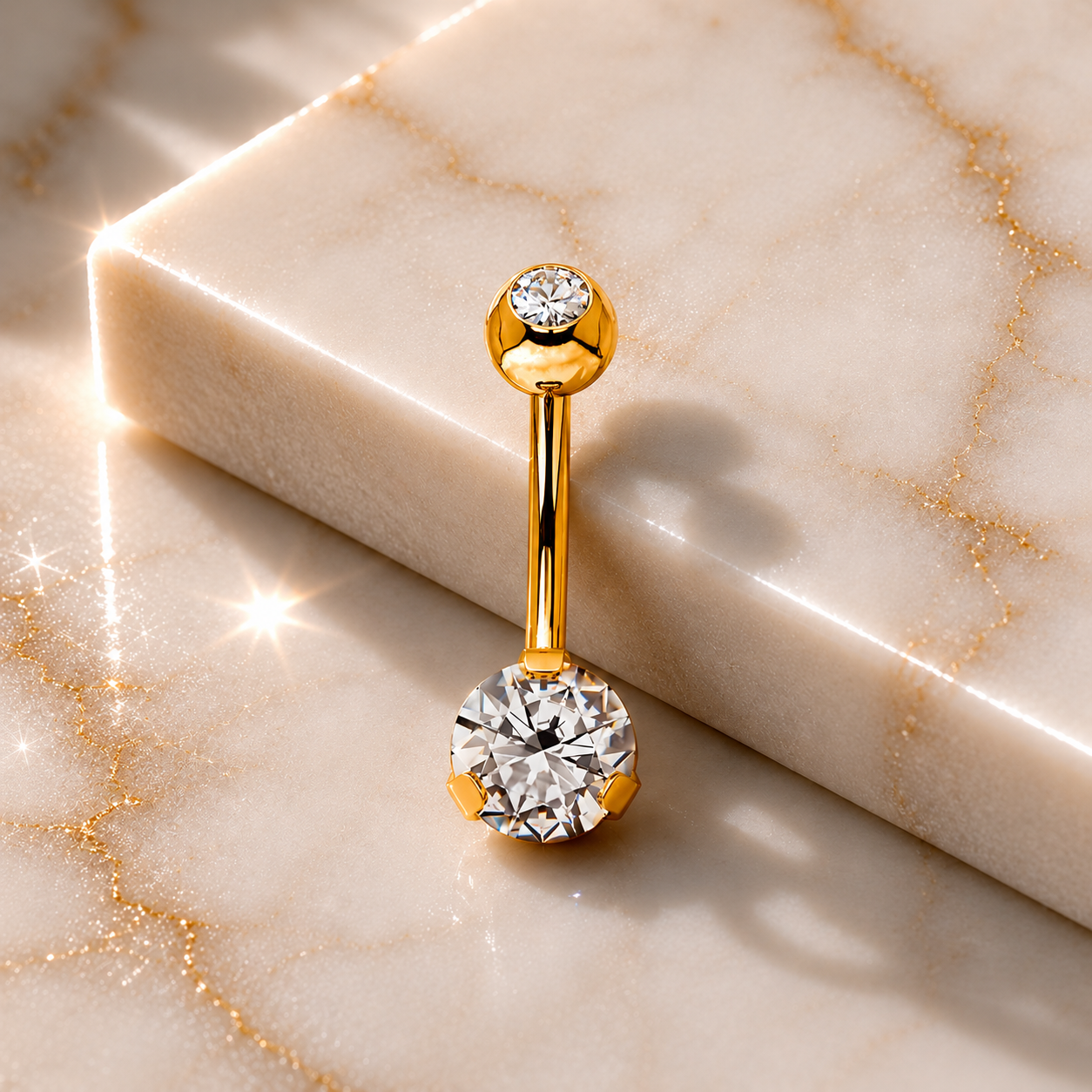 Bauchnabelpiercing-Banane-aurelia-Gold-Zirkonia-mamor