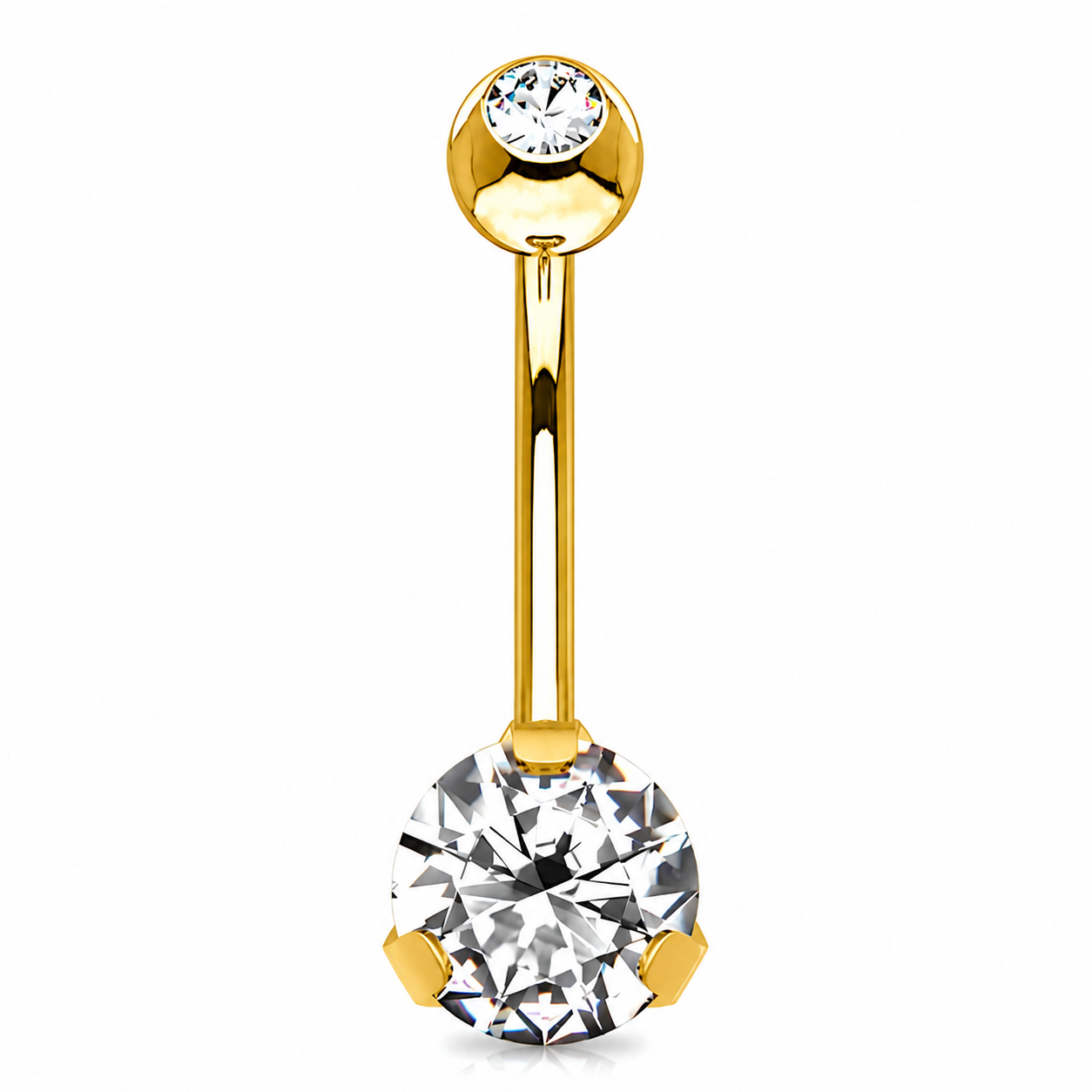 Bauchnabelpiercing-Banane-aurelia-Gold-Zirkonia