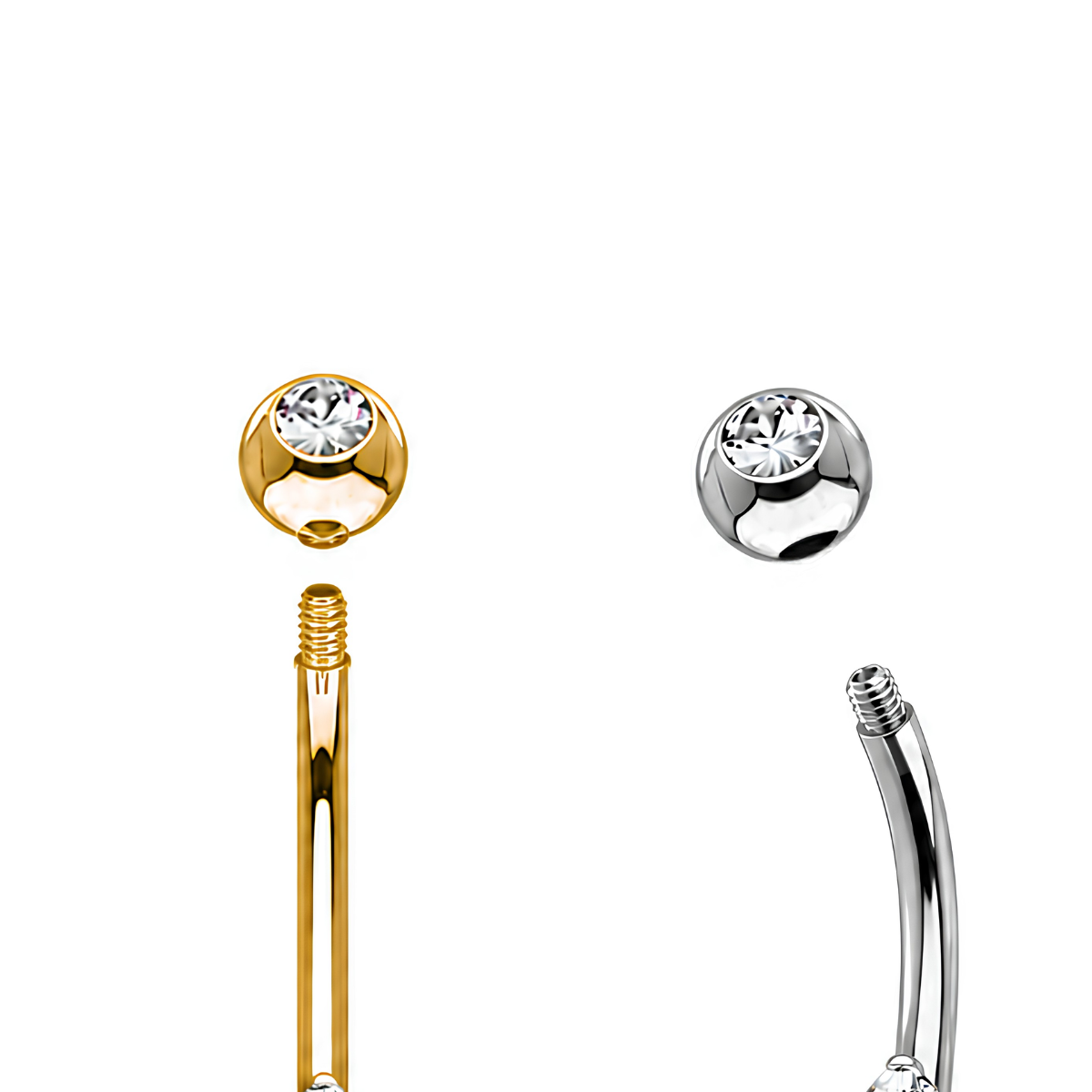 Bauchnabelpiercing-Banane-aurelia-farben-Zirkonia-aussengewinde