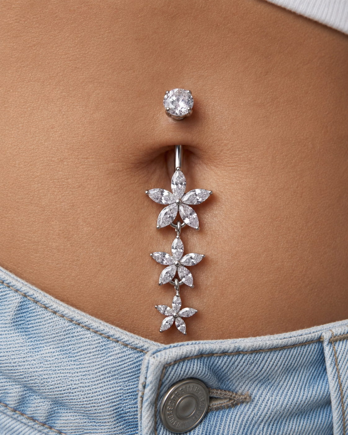 Bauchnabelpiercing-Fiorea-Anhaenger-Blumen-6