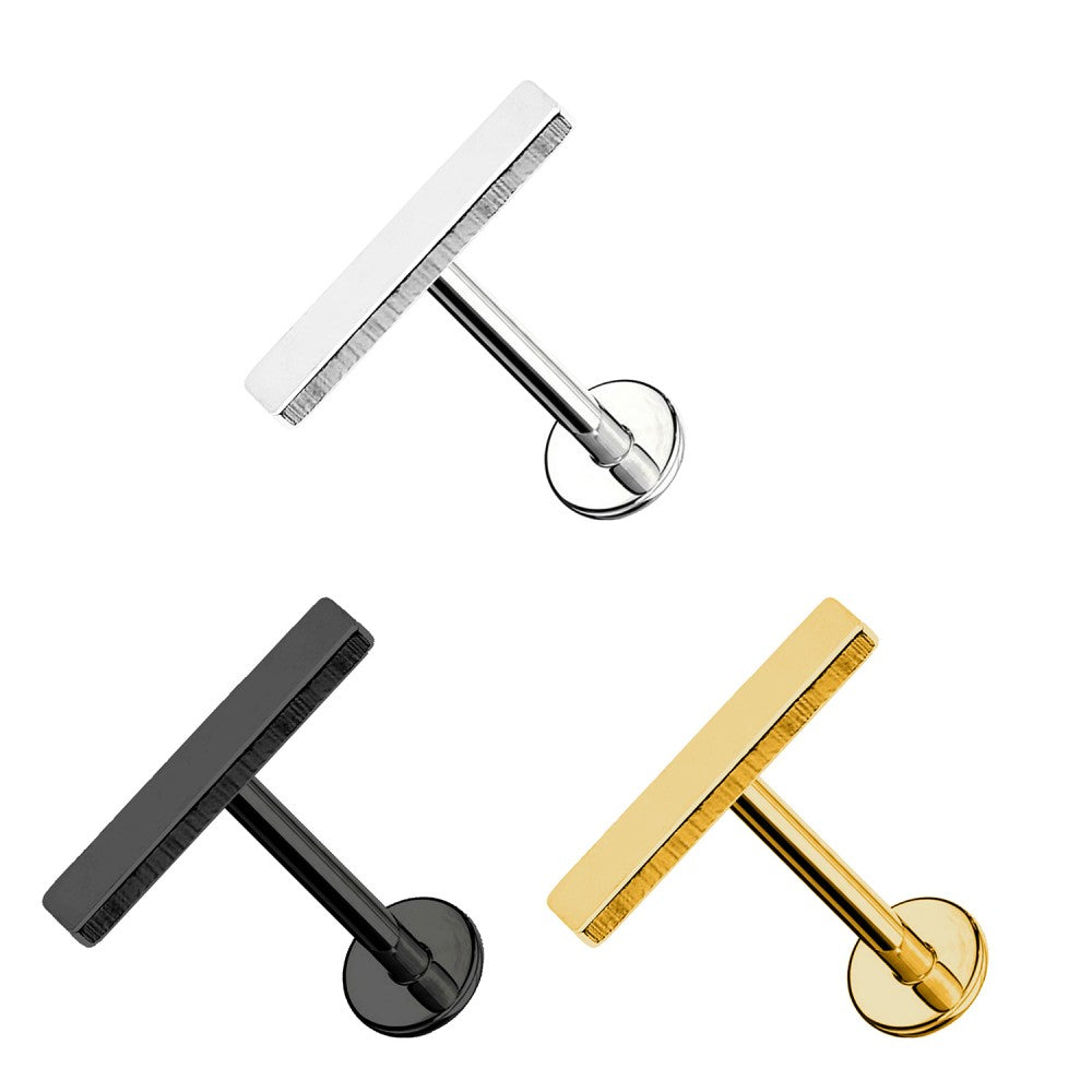 Labret-Piercing-Balken