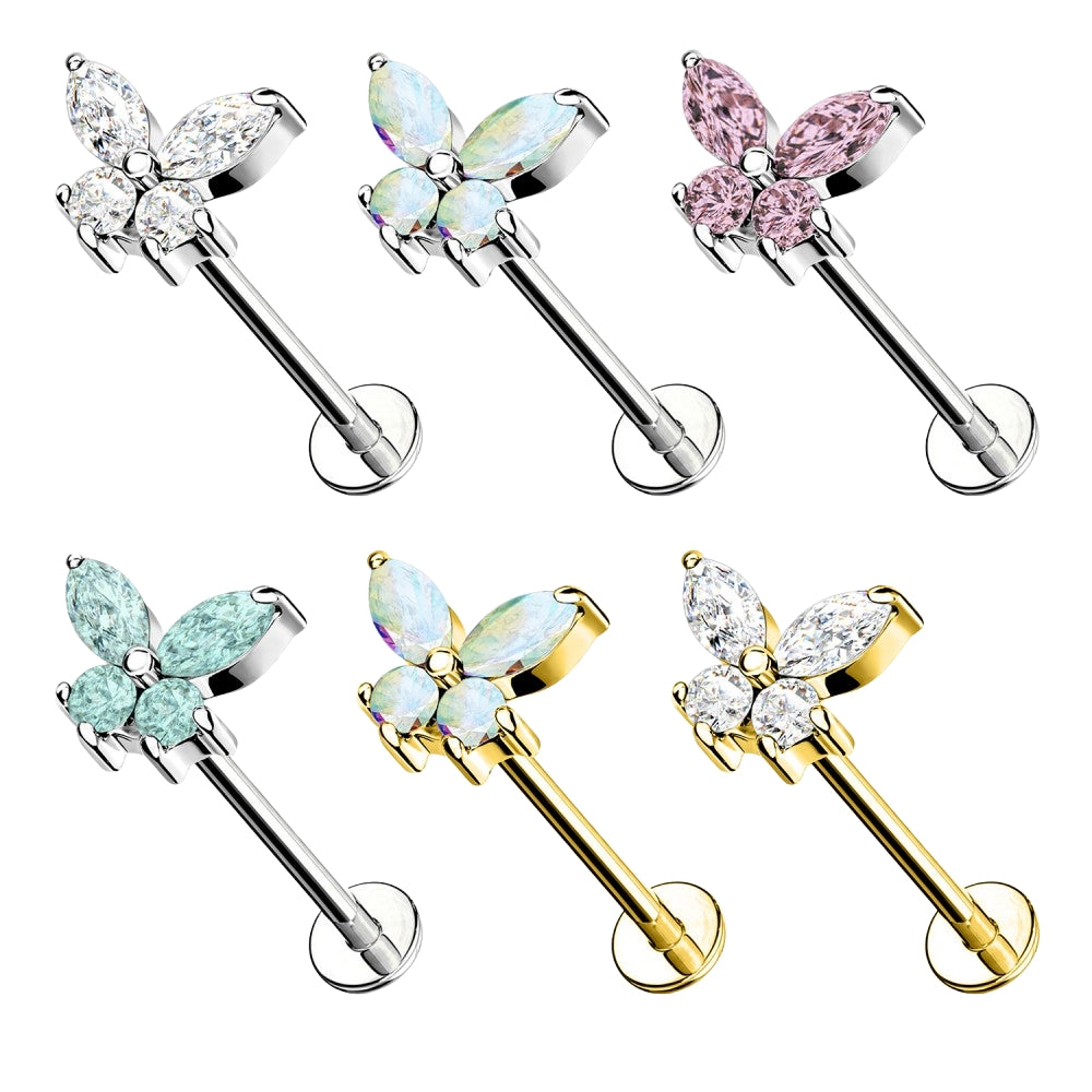 Labret-Piercing-Schmetterling-1