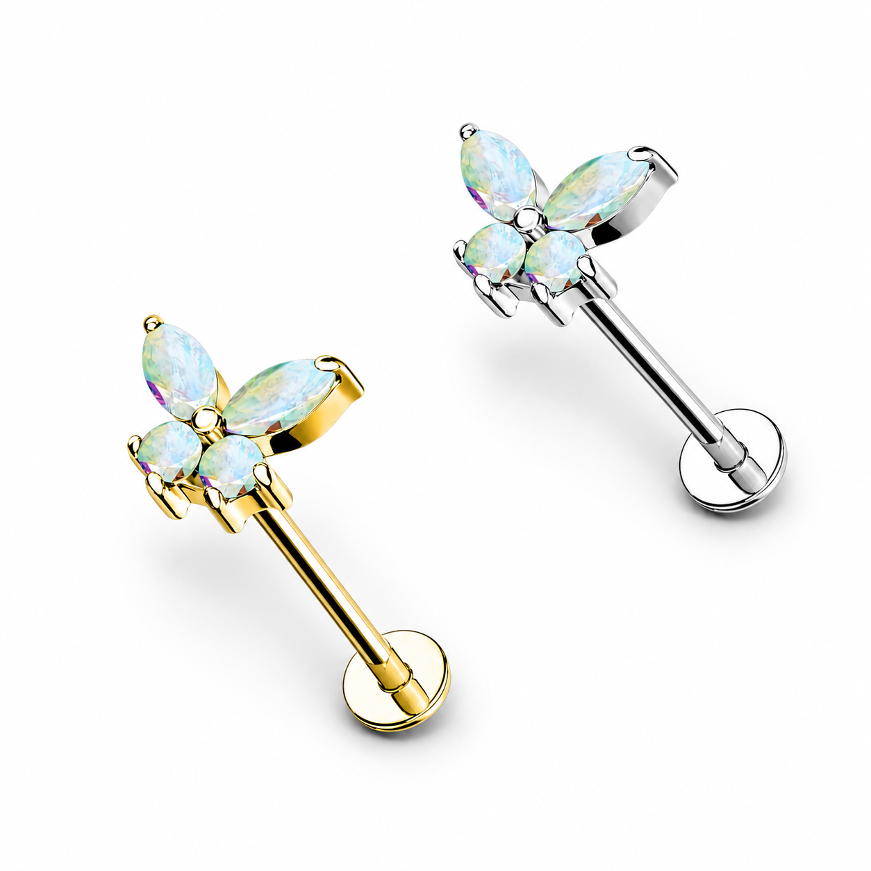 Labret Piercing - Schmetterling