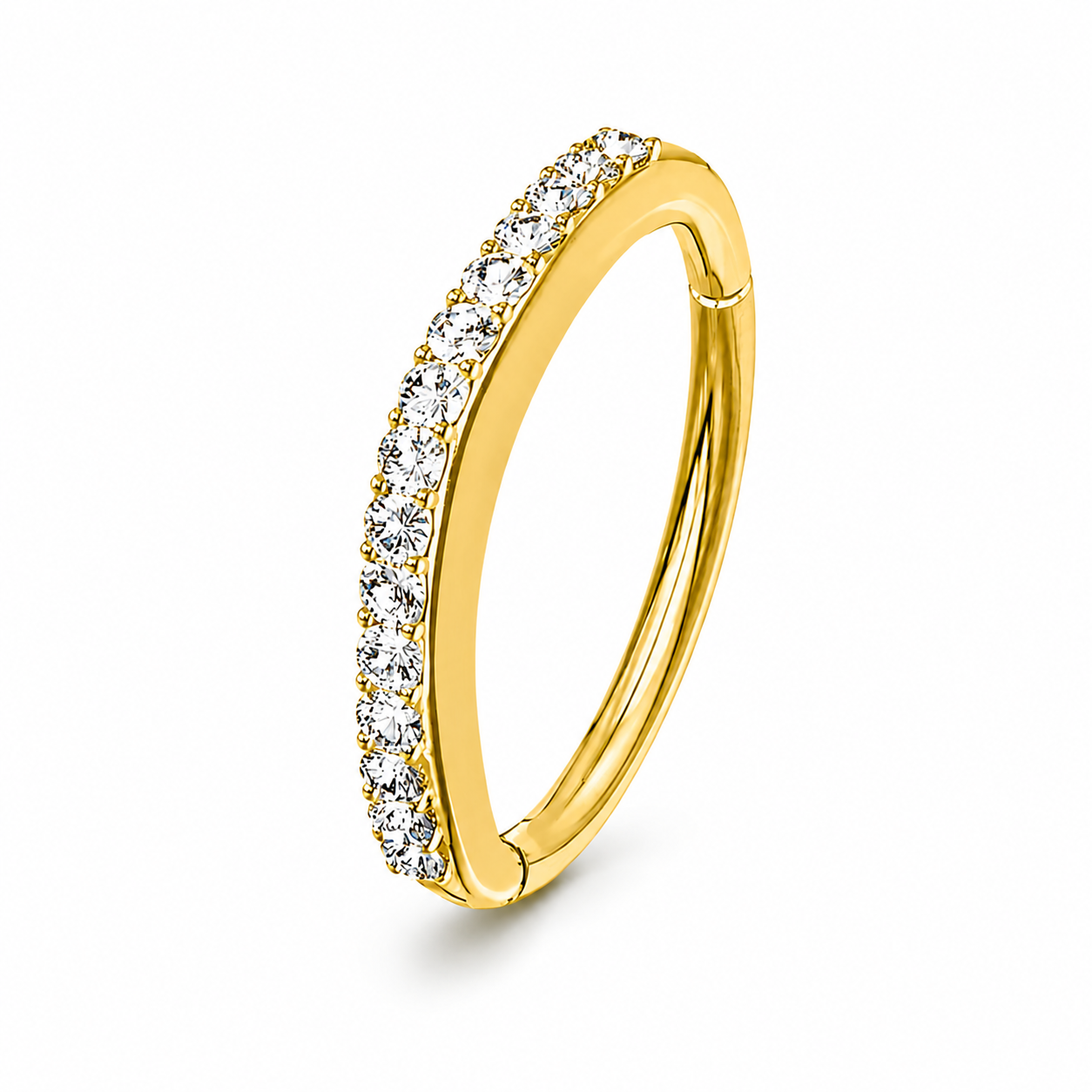 Titan-Bauchnabelpiercing-Ring-Kreole-Gold
