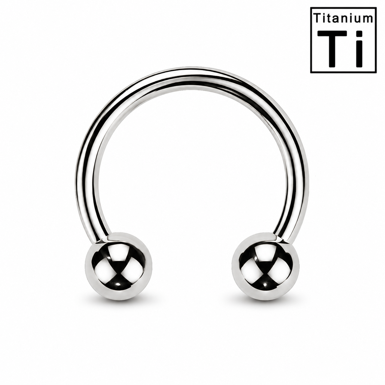 Titan-Hufeisen-Piercing-Classic-silber