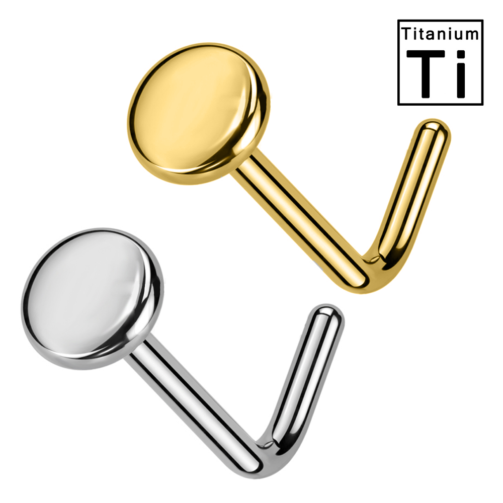 Titan-Nostril-Nasen-Stecker-Piercing-Classic-Disc-1