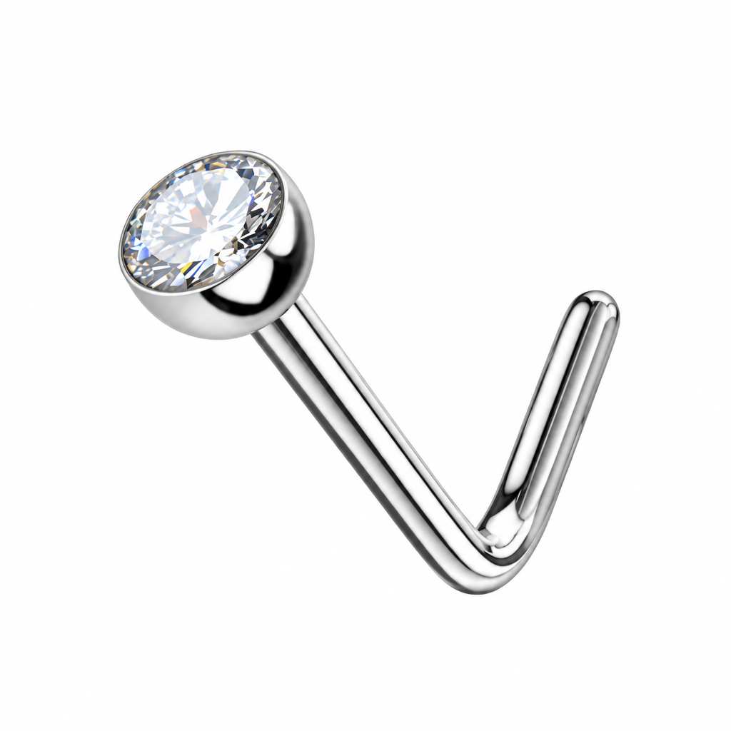 Titan-Nostril-Nasen-Stecker-Piercing-L-Form-Zirkonia-5
