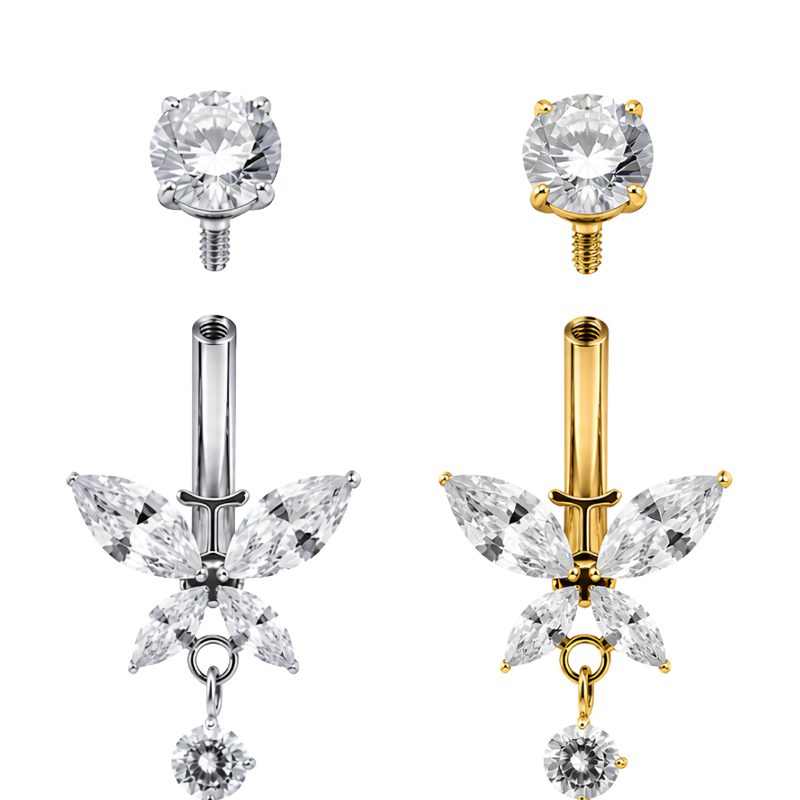 bauchnabel-piercing-titan-gold-silber-zirkonia-schmetterling-innengewinde