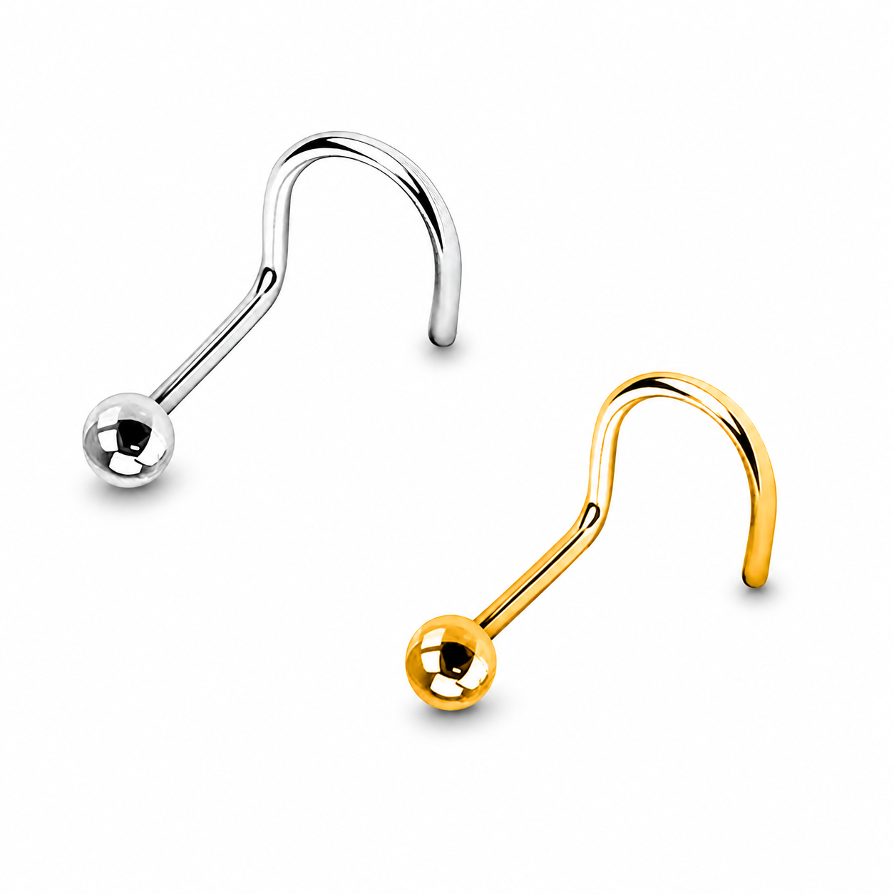 nase-spirale-stecker-classic-Nostril-Silber-Gold