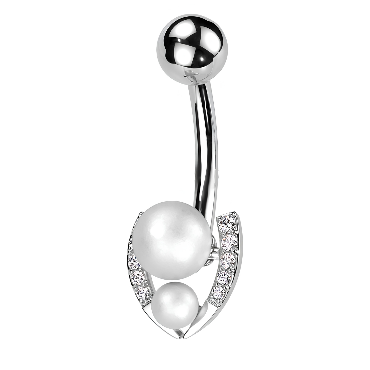 Bauchnabel-Barbell-Piercing-Pearl-5