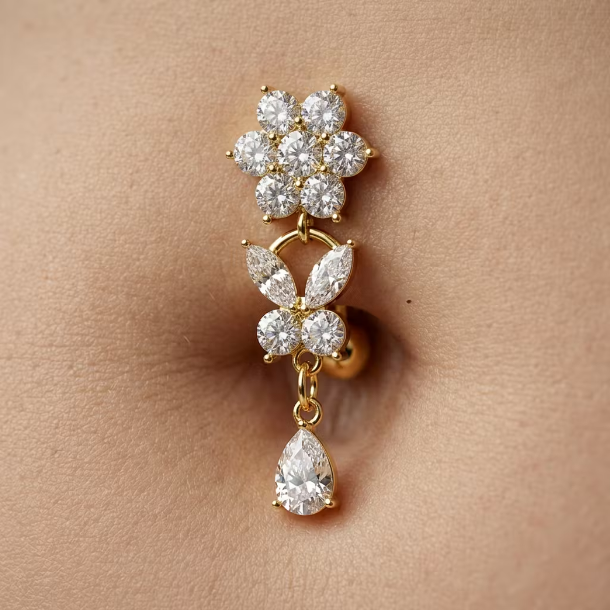 Bauchnabelpiercing-Banane-Bluetenzauber-4