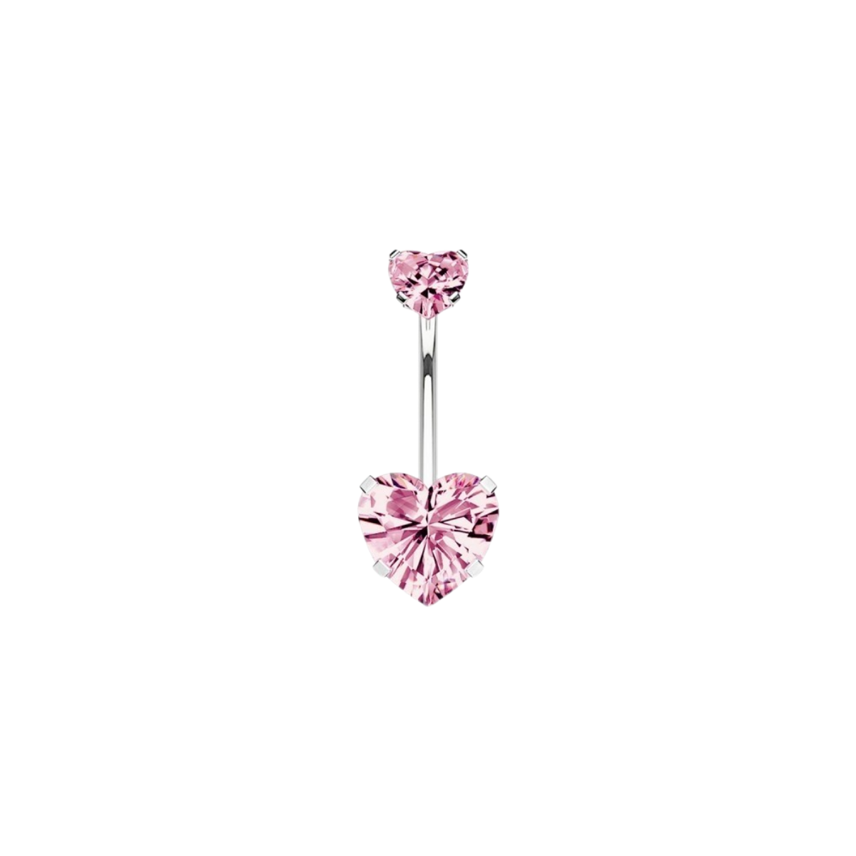 Bauchnabelpiercing-Banane-Doppelt-Herzkristall-1.2