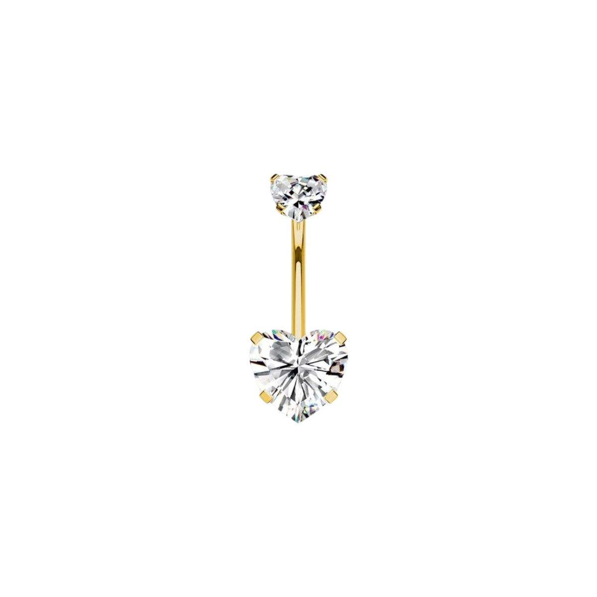 Bauchnabelpiercing-Banane-Doppelt-Herzkristall-1.3