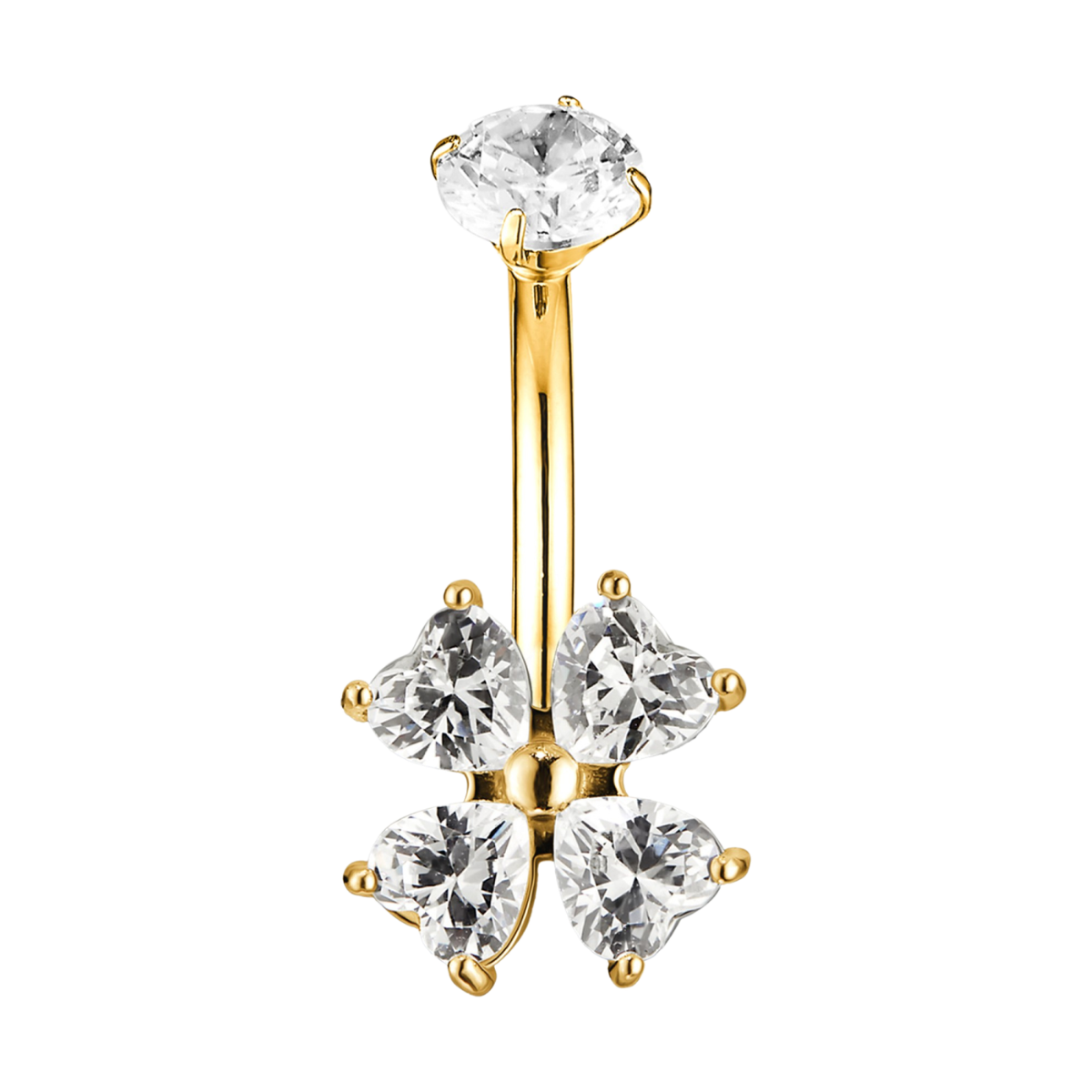 Bauchnabelpiercing-Banane-Kristallblume-1