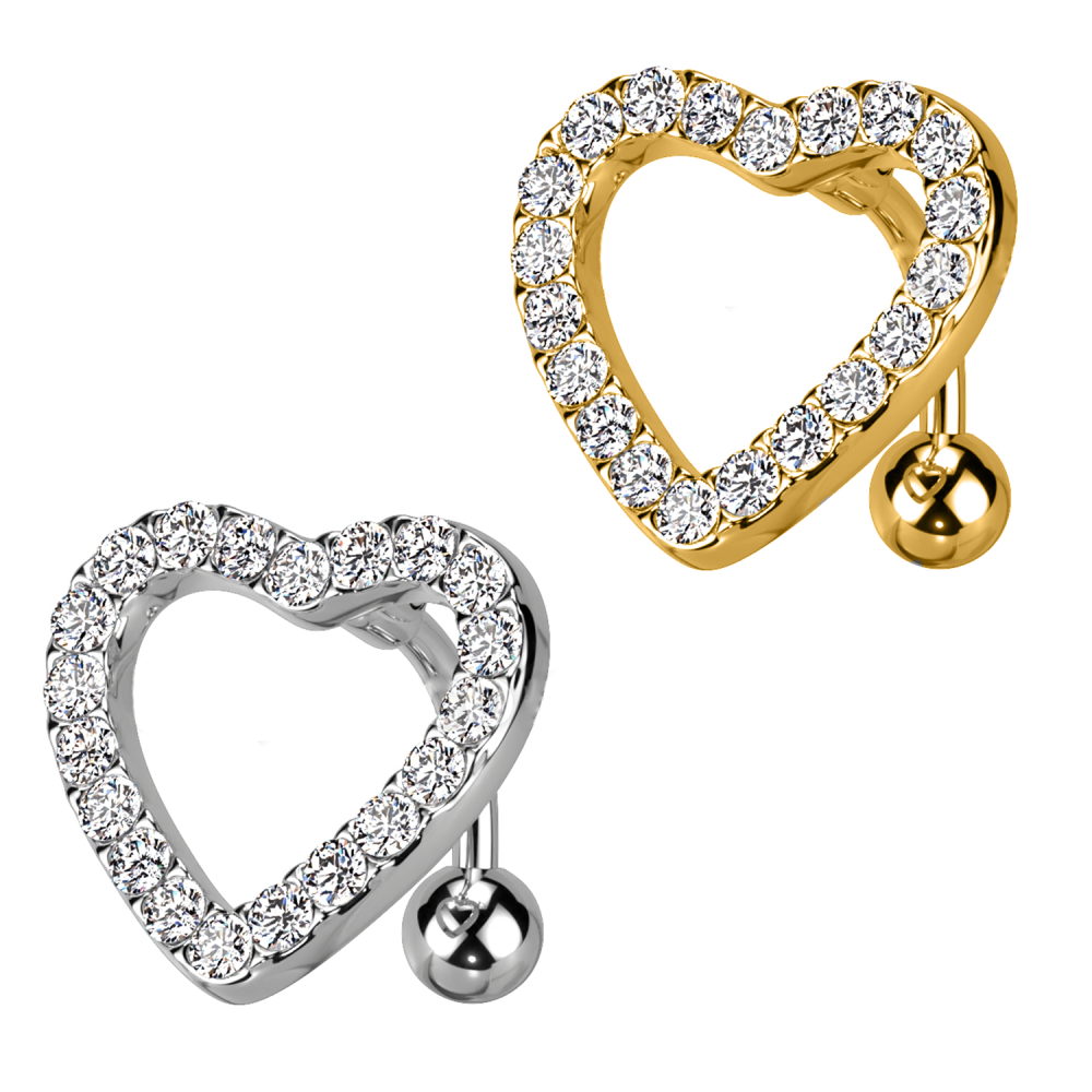 Bauchnabelpiercing-Banane-Kristallherz-1