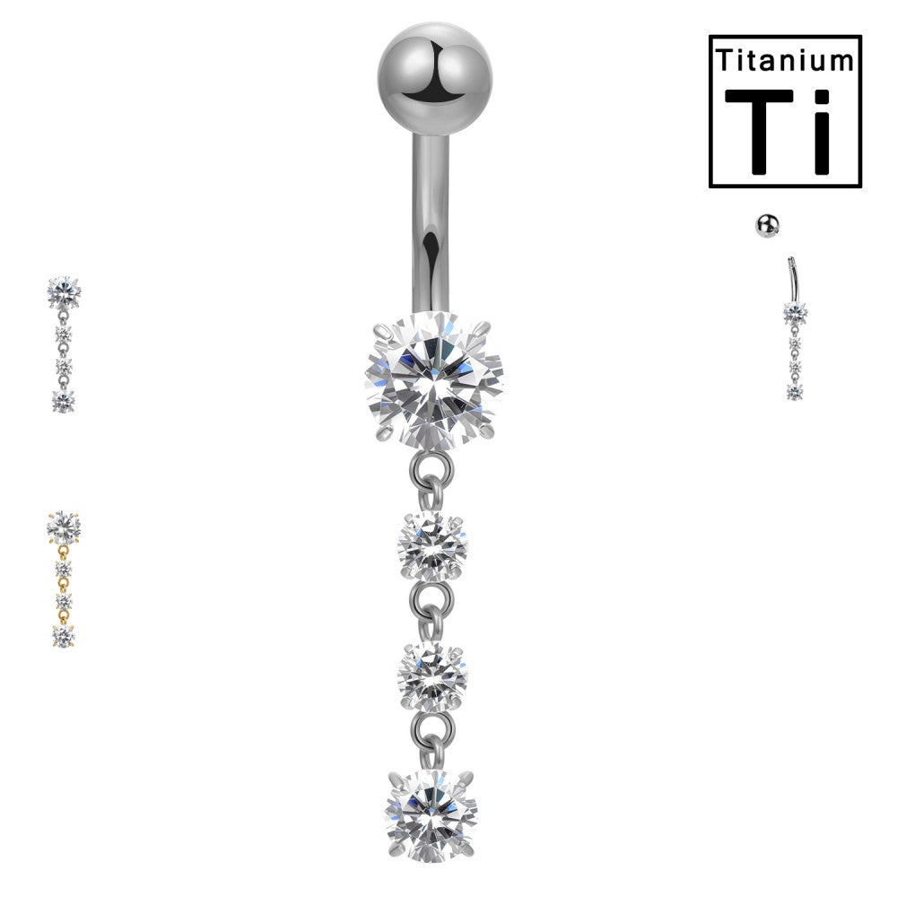Bauchnabelpiercing-Banane-Titan-Cascada