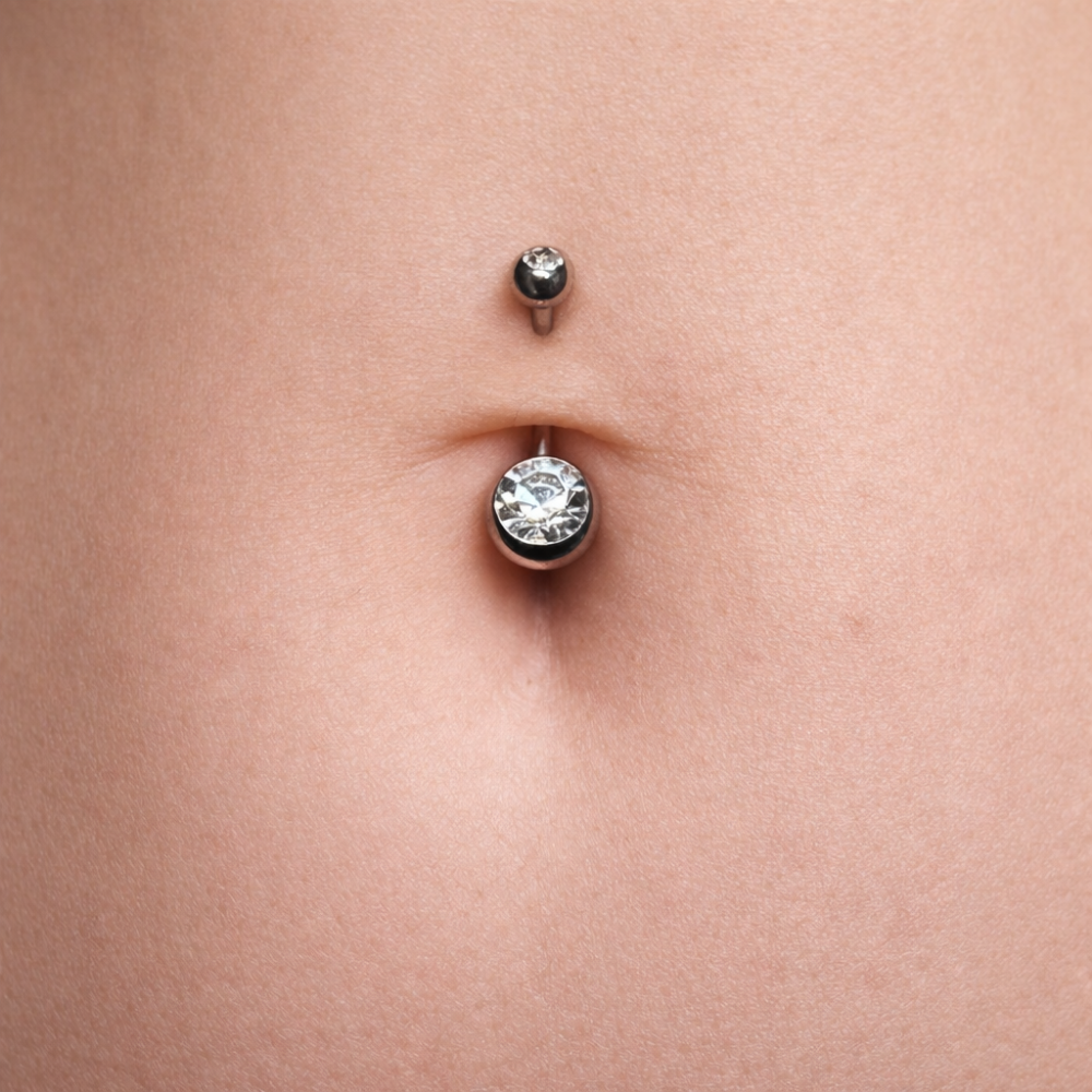 Bauchnabelpiercing-Banane-Titan-Classic-Sparkle-1.3