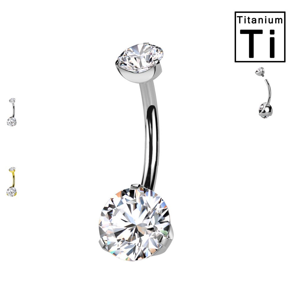 Bauchnabelpiercing-Banane-Titan-Crystal-Drop