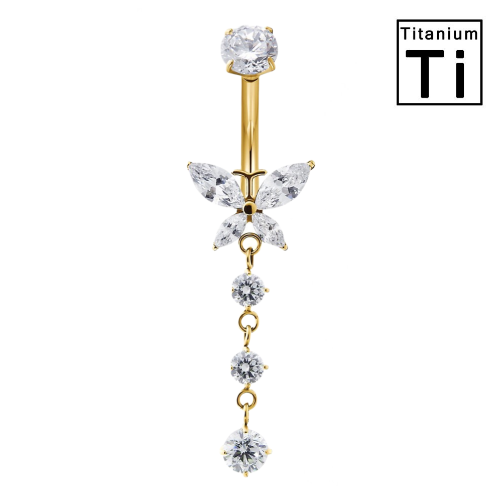 Bauchnabelpiercing-Banane-Titan-Schmetterling-1