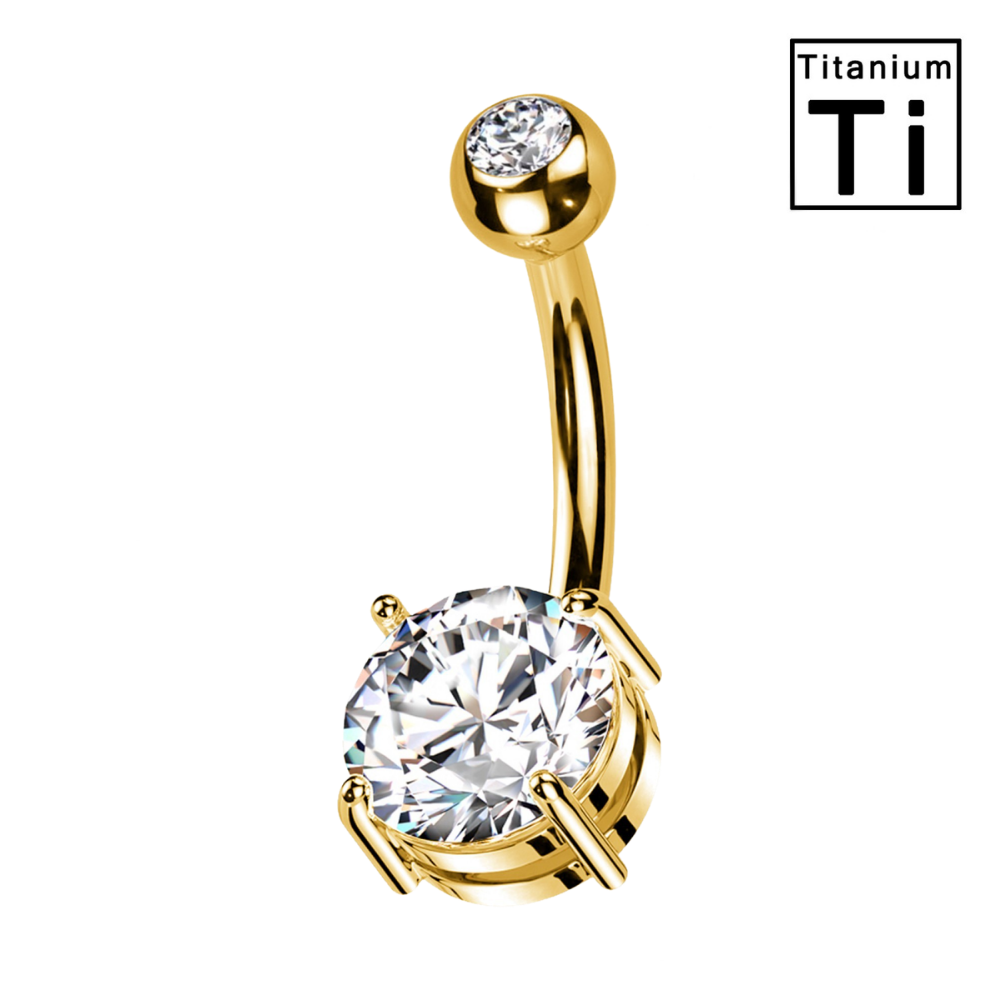 Bauchnabelpiercing-Banane-Titan-Solitaer-2.1
