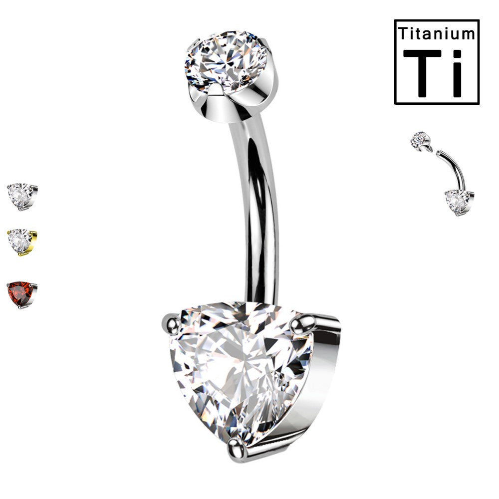 Bauchnabelpiercing-Banane-Titan-Trinity