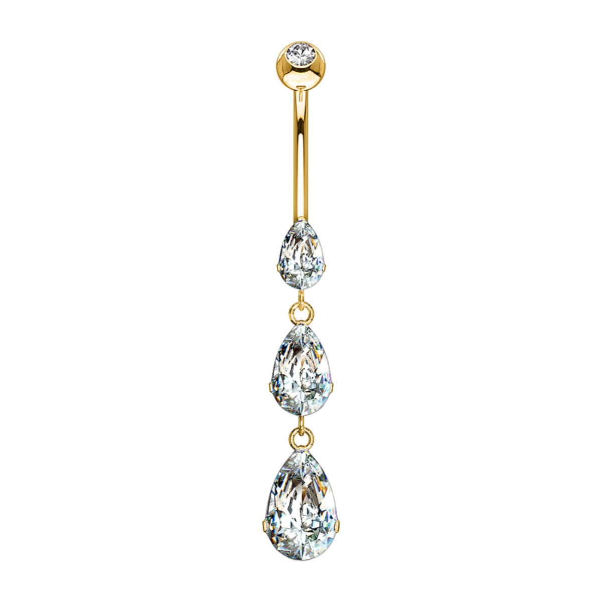 Bauchnabelpiercing-Banane-Tropfenglanz-2