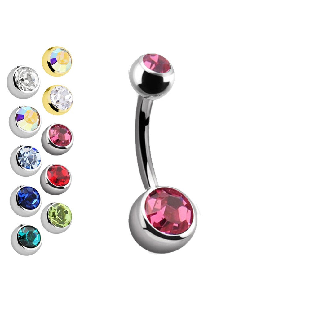 Bauchnabelpiercing-Banane-Zirkonia-2