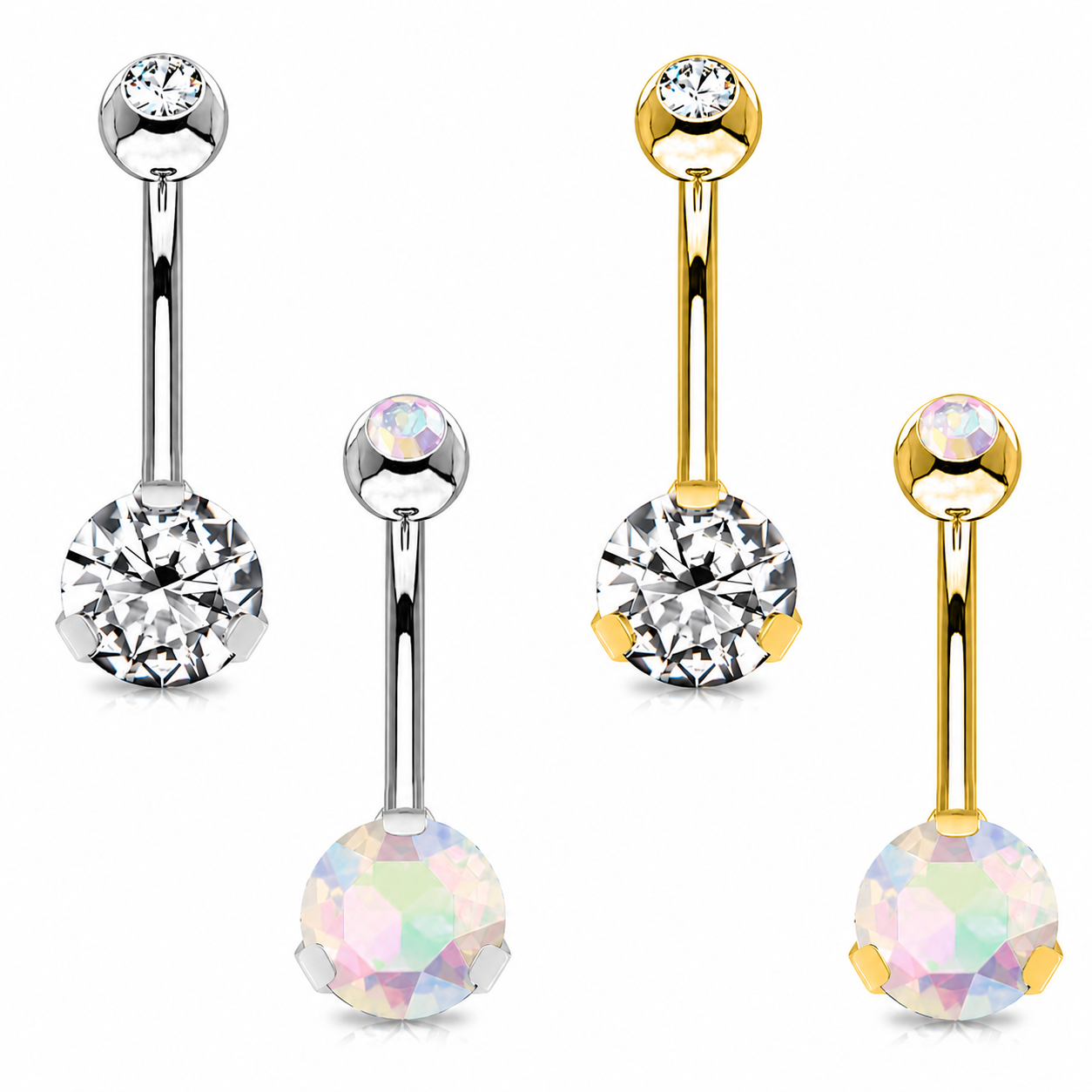Bauchnabelpiercing-Banane-aurelia-farben-Zirkonia