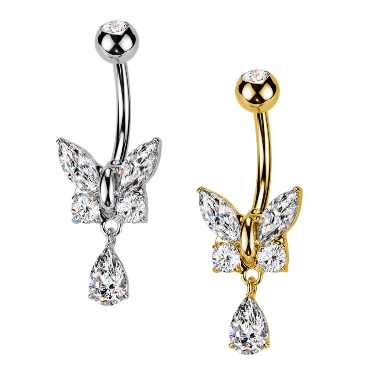 Bauchnabelpiercing-Bananen-Piercing-Schmetterling-Elyra-4