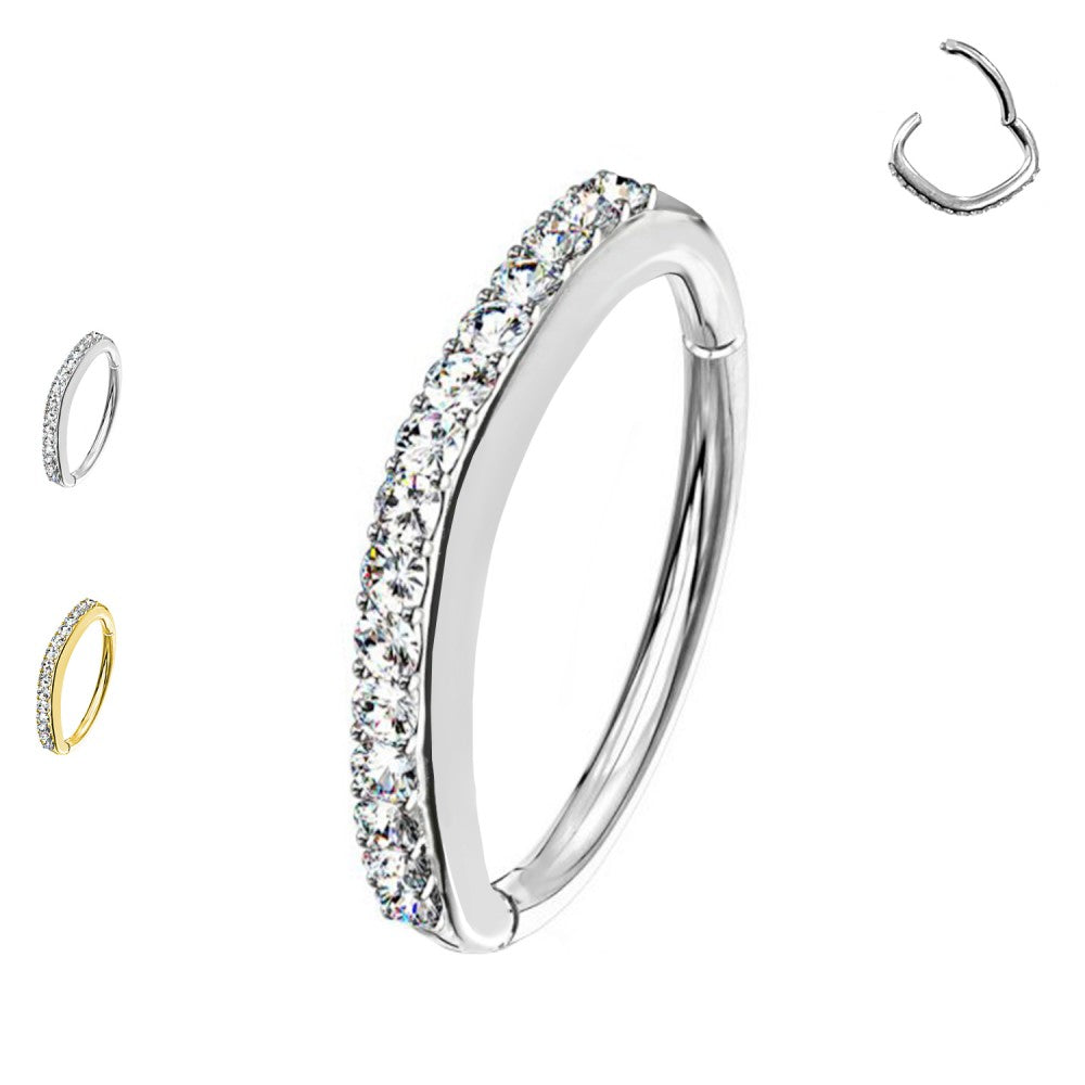 Bauchnabelpiercing-Bogen-Ring-Kreole
