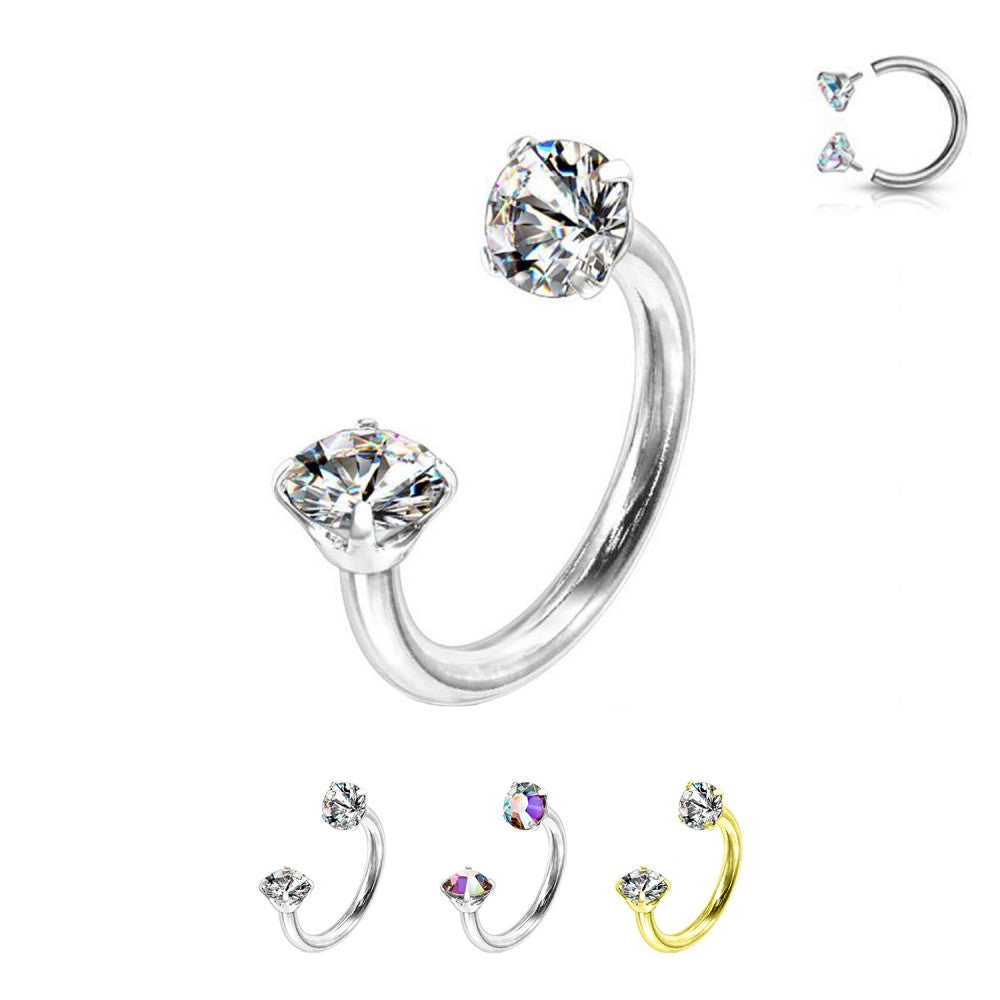 Hufeisen-Piercing-Ring-Iria