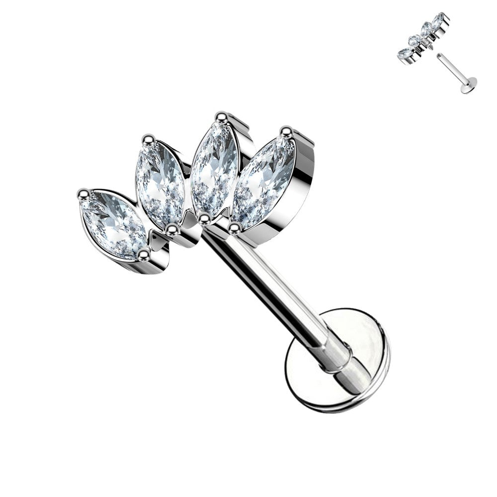 Labret-Piercing-Crystal-Crown