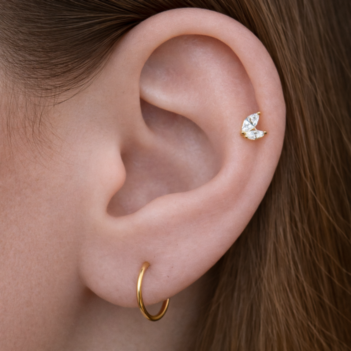 Labret-Piercing-Doppelkristall-1.1