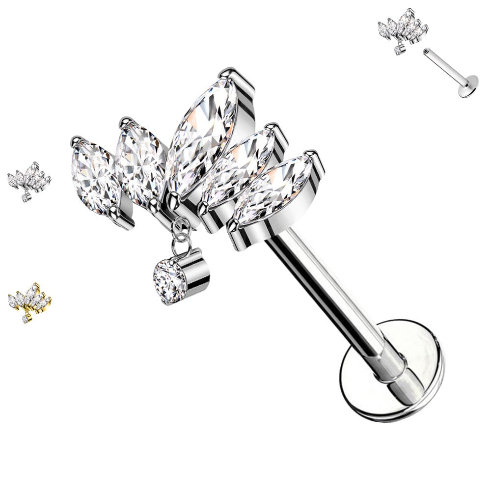 Labret-Piercing-Ohr-Aurora-Drop