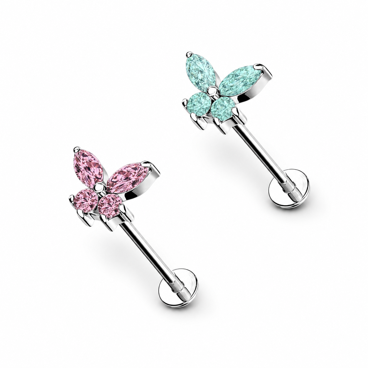 Labret Piercing - Schmetterling