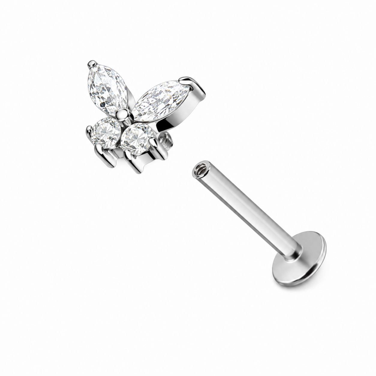 Labret Piercing - Schmetterling
