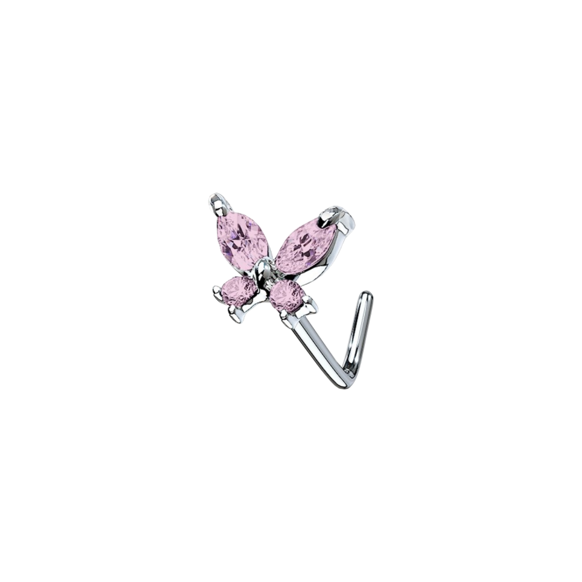 Nostril-Nasen-Stecker-Piercing-L-Form-Butterfly-sparkle-1.3