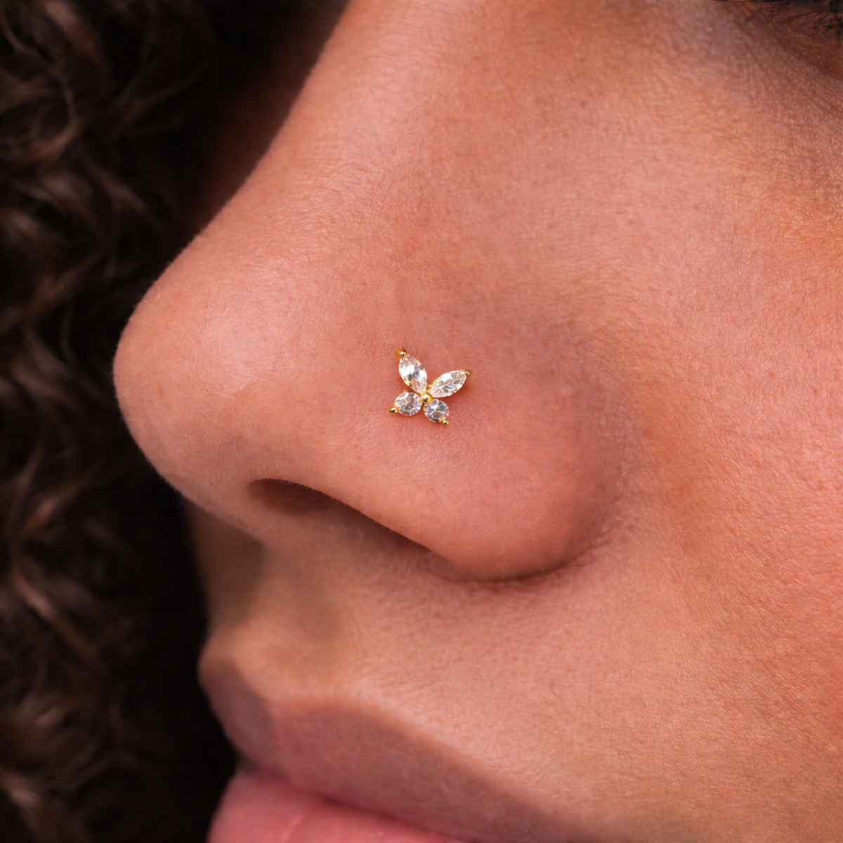 Nostril-Nasen-Stecker-Piercing-L-Form-Butterfly-sparkle-2
