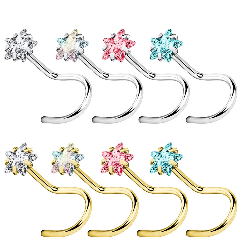Nostril-Nasen-Stecker-Piercing-Sternenglanz-1